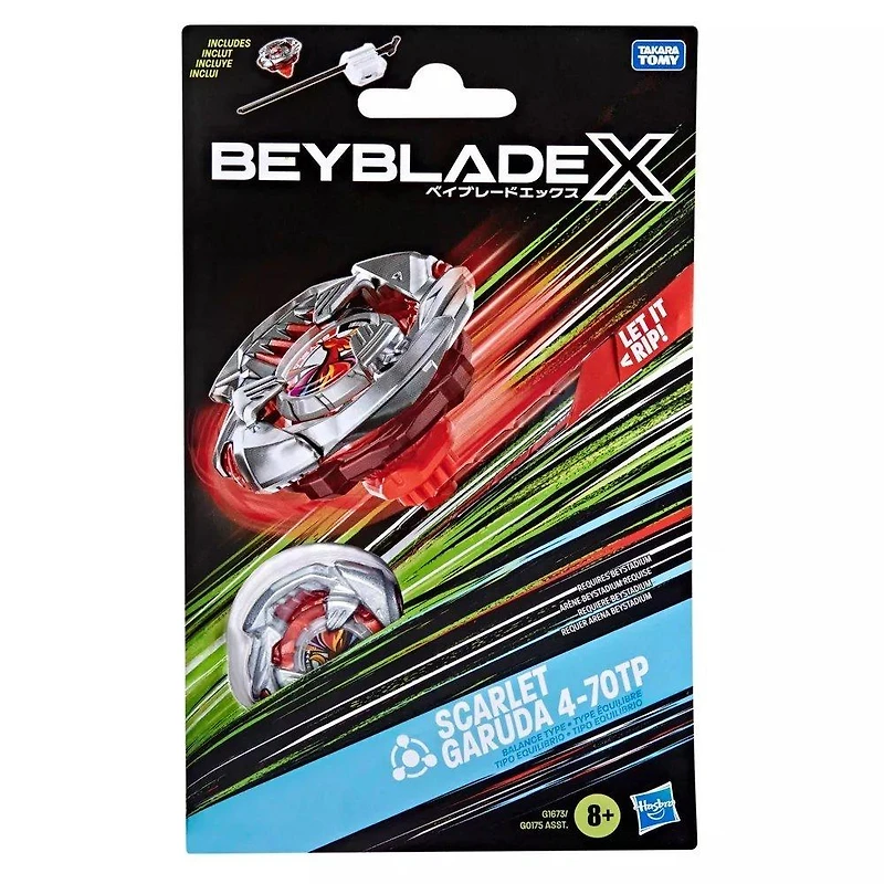 Hasbro Beyblade X Scarlet Garuda 4-70TP BX Starter Pack Set