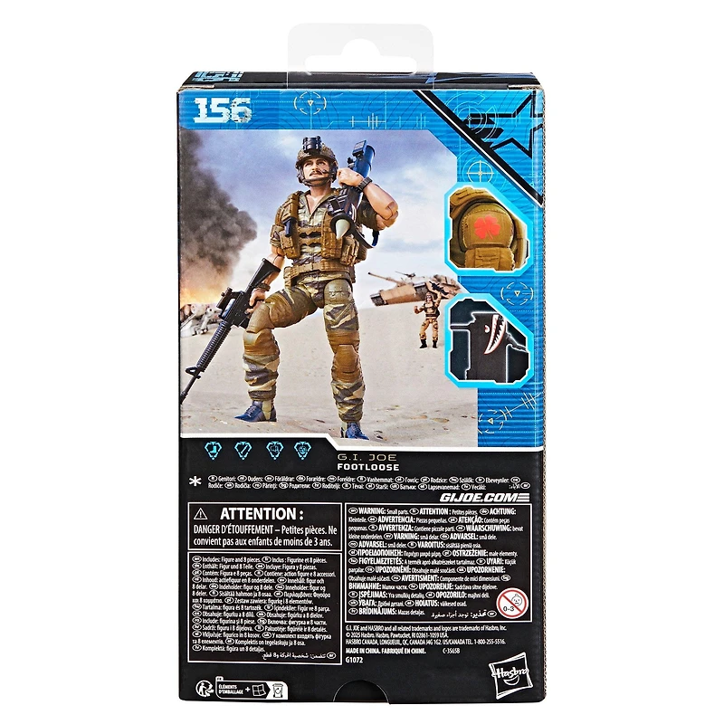 Hasbro G.I. Joe Classified Series Footloose 6-in Action Figure
