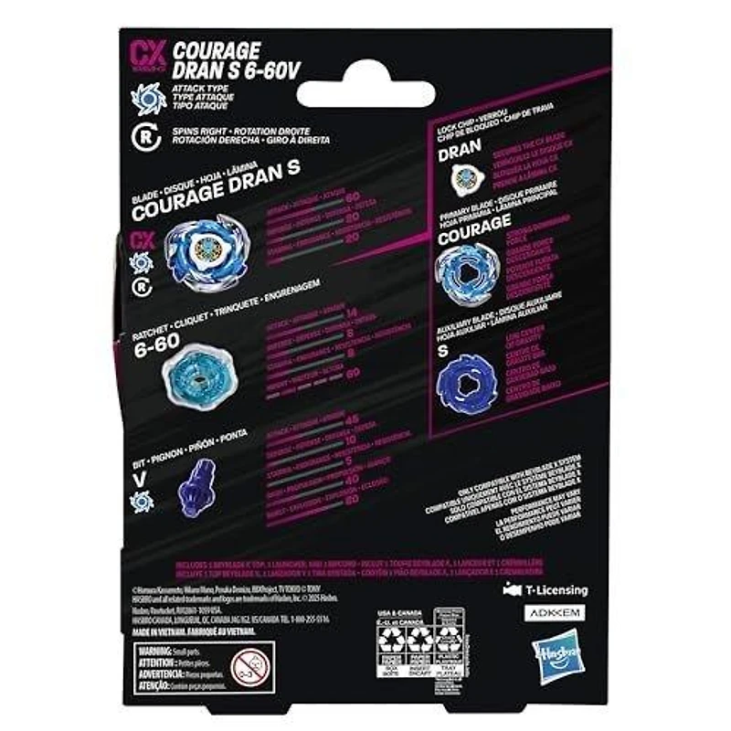 Hasbro Beyblade Courage Dran S 6-60V Cx Starter Pack Set