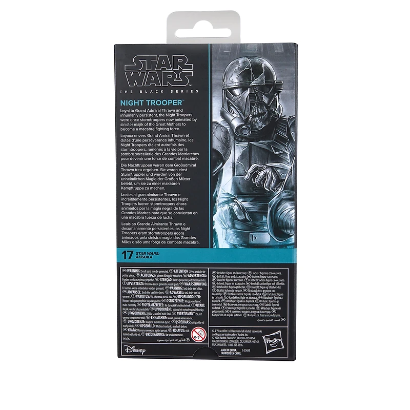 Hasbro Star Wars The Black Series Star Wars: Ahsoka Night Trooper 6-in Action Figure