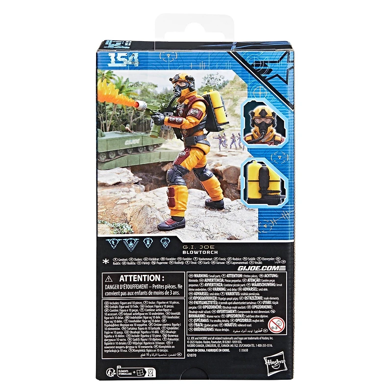 Hasbro G.I. Joe Classified Series Blowtorch 6-in Action Figure