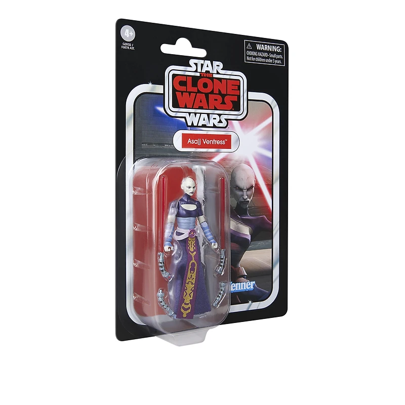 Hasbro Star Wars The Vintage Collection Star Wars: The Clone Wars Asajj Ventress 3.75-in Action Figure