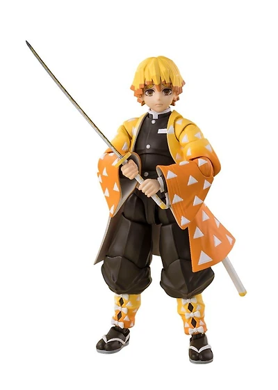 Bandai Demon Slayer: Kimetsu no Yaiba S.H. Figuarts Tamashii Nations Zenitsu Agatsuma Figure