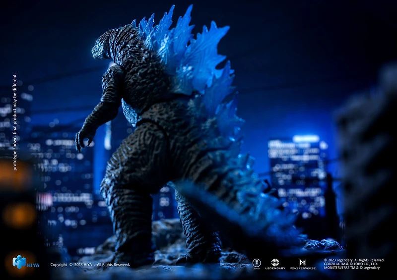 Hiya Toys Godzilla vs Kong Heat Ray Godzilla Translucent PX 7-In Action Figure