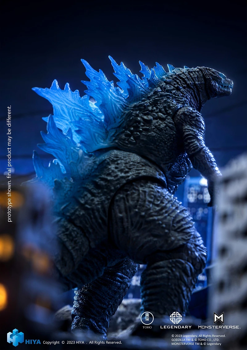 Hiya Toys Godzilla vs Kong Heat Ray Godzilla Translucent PX 7-In Action Figure