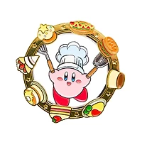 Nintendo Kirby Chef Food Spin Enamel Pin