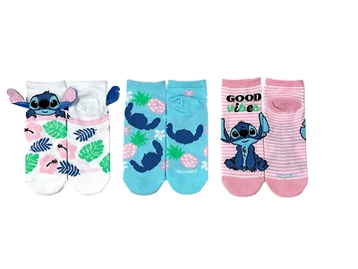 Disney Lilo and Stitch Socks with 3D Ears 3-Pack GameStop Exclusive