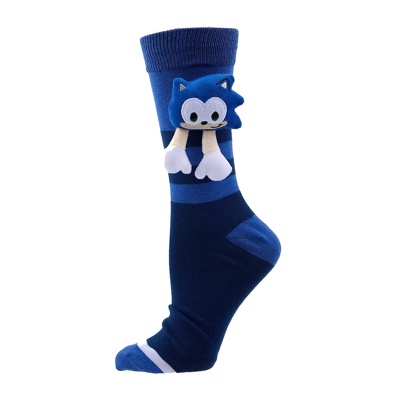 Sonic The Hedgehog 3D Plush Crew Socks