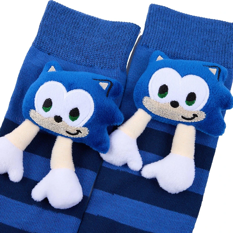 Sonic The Hedgehog 3D Plush Crew Socks