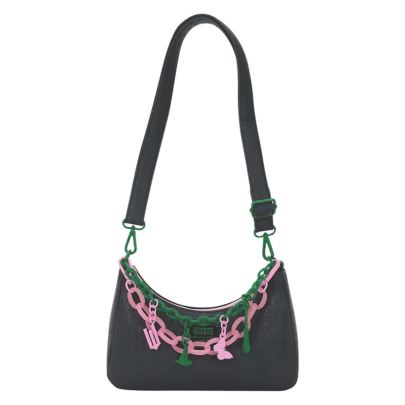 Loungefly Wicked: For Good Glinda and Elphaba Crossbody Bag with Charms