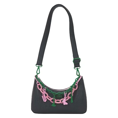 Loungefly Wicked: For Good Glinda and Elphaba Crossbody Bag with Charms