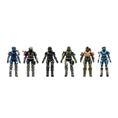 Jazwares Halo Spartan Noble 6-Pack Figure Set