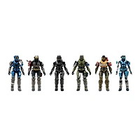 Jazwares Halo Spartan Noble 6-Pack Figure Set
