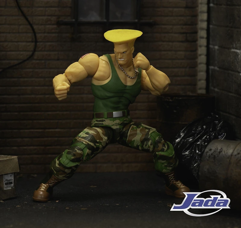 Jada Toys Street Fighter II Guile 6-in Action Figure