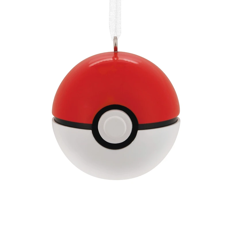 Hallmark Pokemon Poke Ball (Red and White) Christmas Ornament