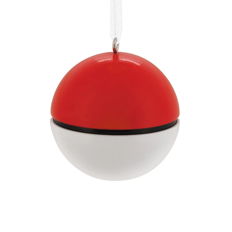 Hallmark Pokemon Poke Ball (Red and White) Christmas Ornament