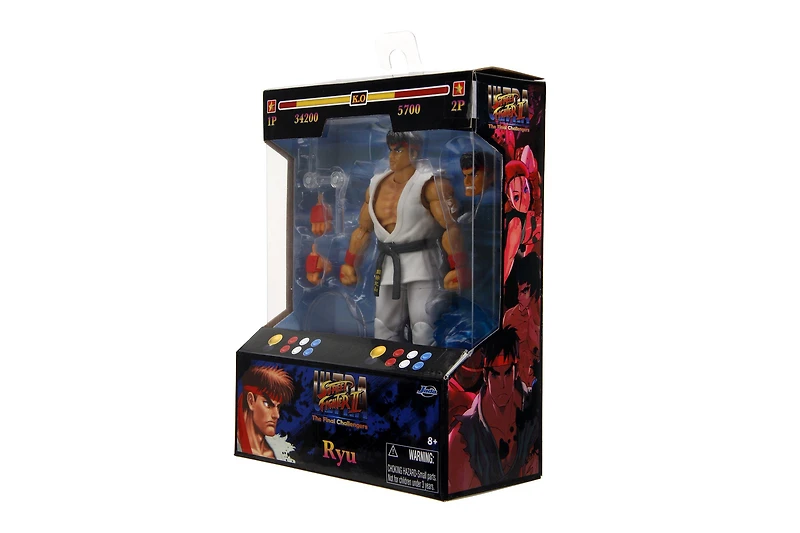 Jada Toys Street Fighter II Ryu 6-in Action Figure