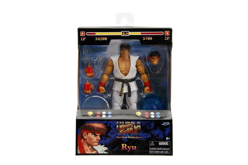 Jada Toys Street Fighter II Ryu 6-in Action Figure