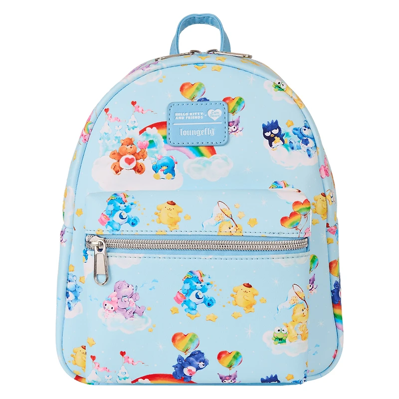 Loungefly Sanrio Hello Kitty and Friends x Care Bears Print Mini Backpack