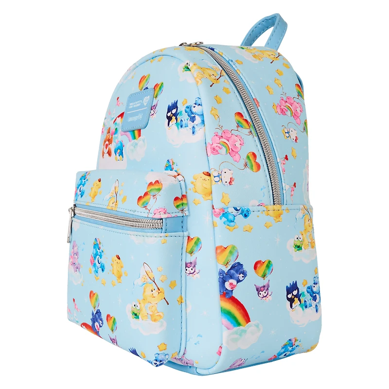 Loungefly Sanrio Hello Kitty and Friends x Care Bears Print Mini Backpack
