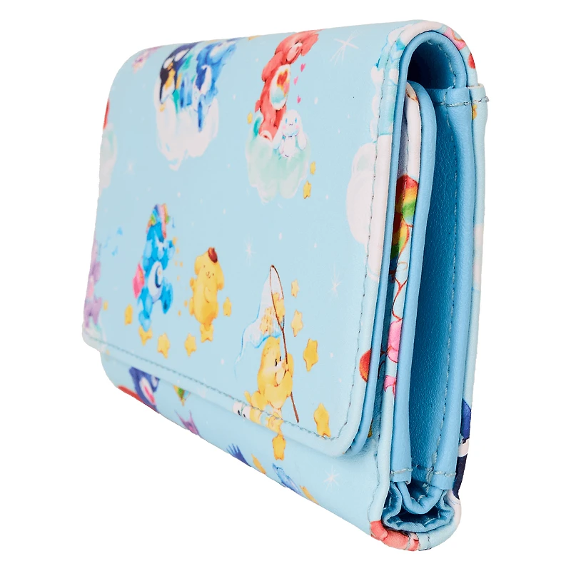 Loungefly Sanrio Hello Kitty and Friends x Care Bears Print Flap Wallet