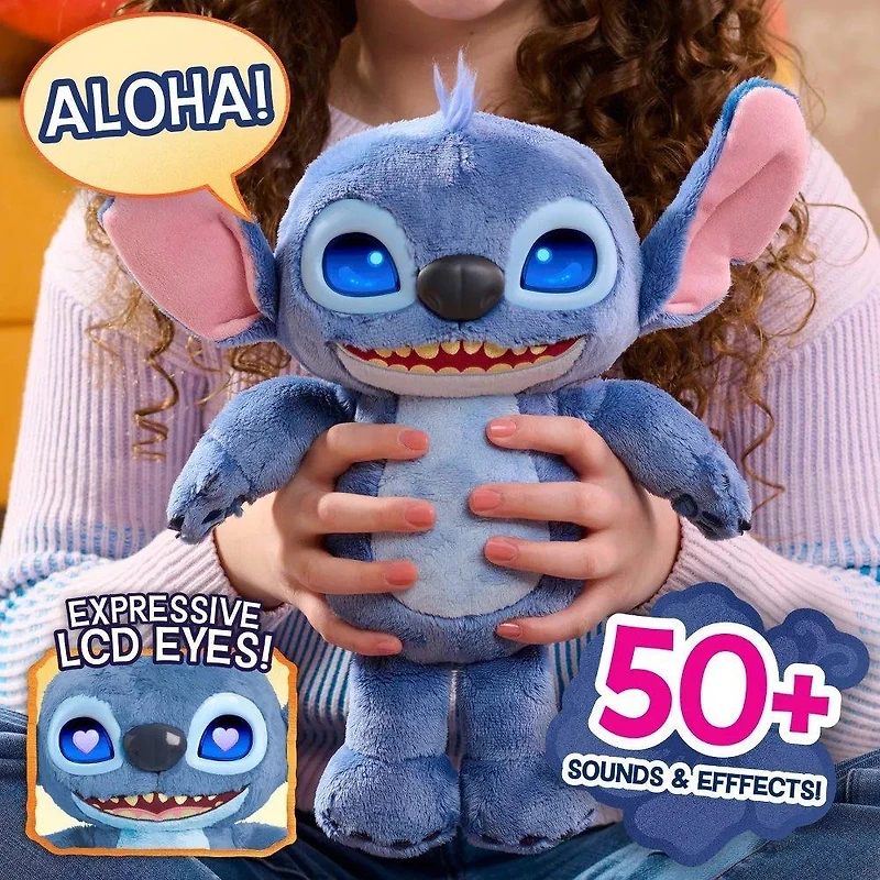Disney Lilo and Stitch Many Moods of Stitch Feature 14-In Plush