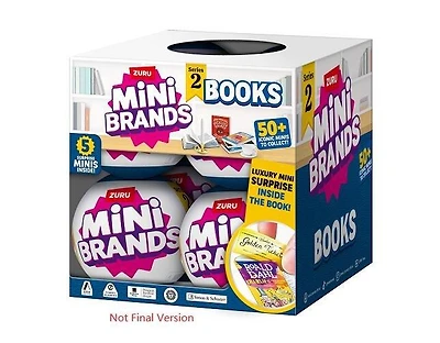 Mini Brands Books Series 2 Capsule (Styles May Vary)