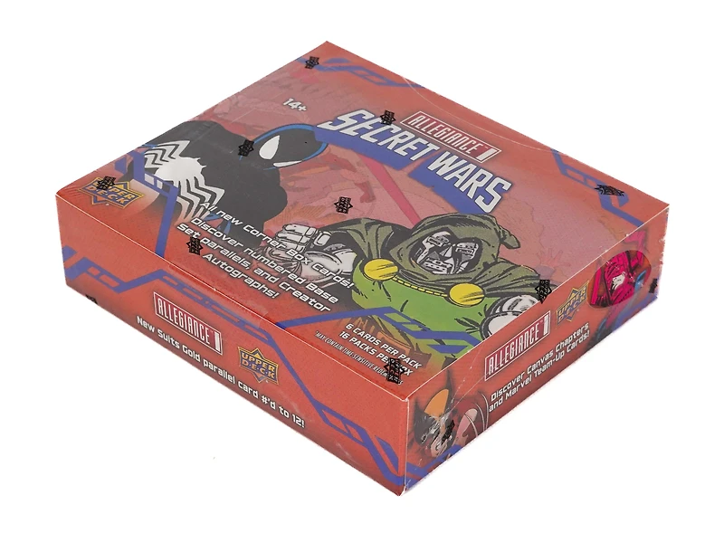 2024 Upper Deck Marvel Allegiance Secret Wars 1984 Trading Cards Hobby Box (16 Pack)