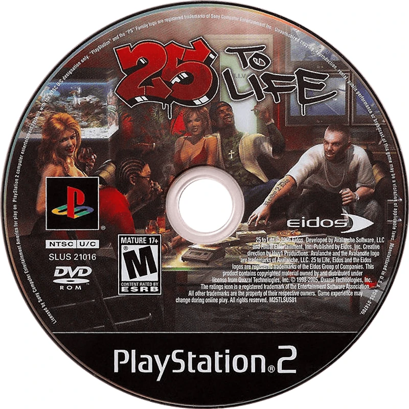 25 To Life - PlayStation 2