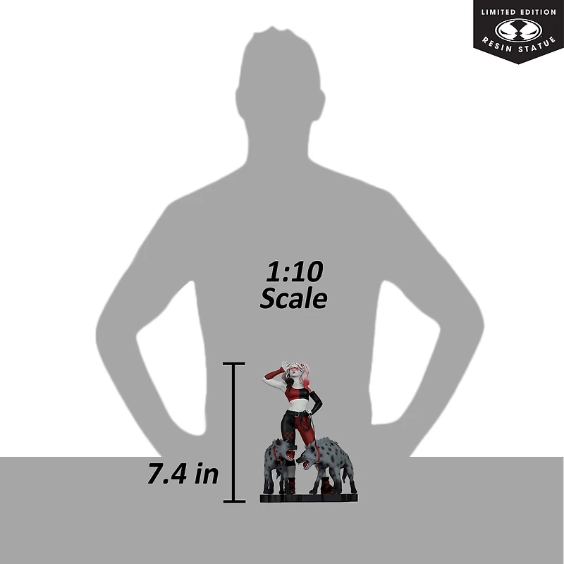 McFarlane Toys DC Direct Harley Quinn by Jenny Frison (Harley Quinn: Red, White and Black) 1:10 Scale Resin Statue