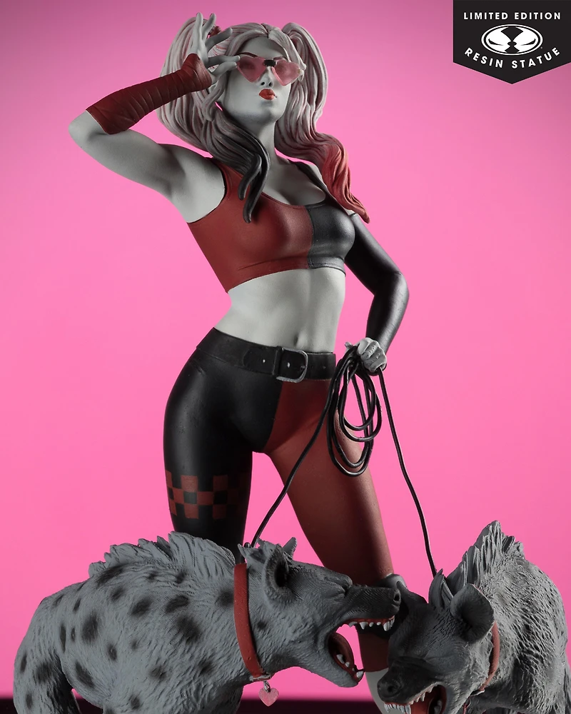 McFarlane Toys DC Direct Harley Quinn by Jenny Frison (Harley Quinn: Red, White and Black) 1:10 Scale Resin Statue