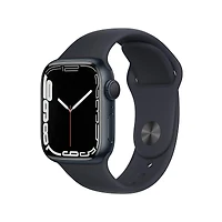 Apple Series 7 45mm Wi-Fi (A2474) with Black Sport Band