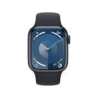 Apple Series 9 41mm Wi-Fi (A2978) Aluminum Case with Black Sport Band