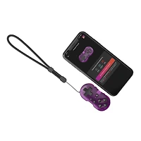 CRKD ATOM Keychain Controller for Nintendo Switch, PC/Mac, Mobile Gaming Atomic Purple