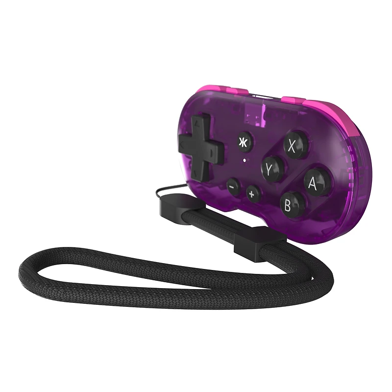 CRKD ATOM Keychain Controller for Nintendo Switch, PC/Mac, Mobile Gaming Atomic Purple