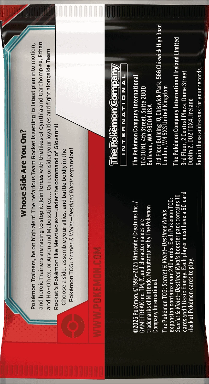 Pokemon Trading Card Game: Destined Rivals Booster Box