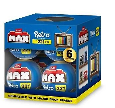 MAX Build More Premium Retro Building Bricks Capsule (Styles May Vary)