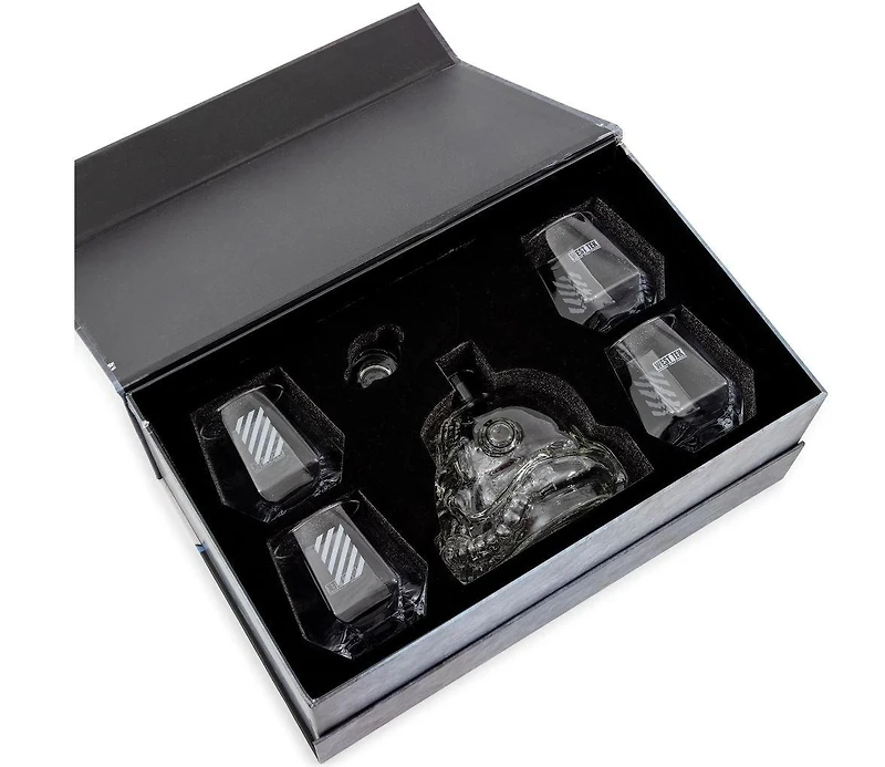 Fallout 76 T-51 Brotherhood of Steel 5-Piece Whiskey Decanter Set With Glasses