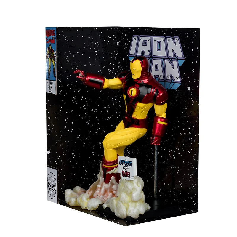 McFarlane Toys Marvel Iron Man Scene and Comic Issue 256 1:6th Scale Figure