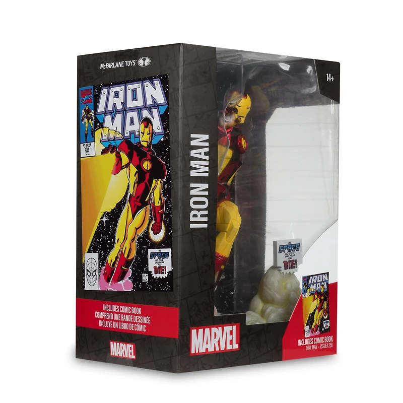 McFarlane Toys Marvel Iron Man Scene and Comic Issue 256 1:6th Scale Figure