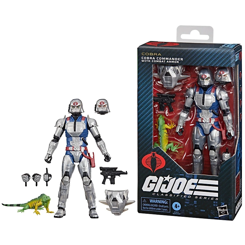 Hasbro G.I. Joe Classified Series Cobra Commander With Combat Armor (Issue 168) 6-in Figure