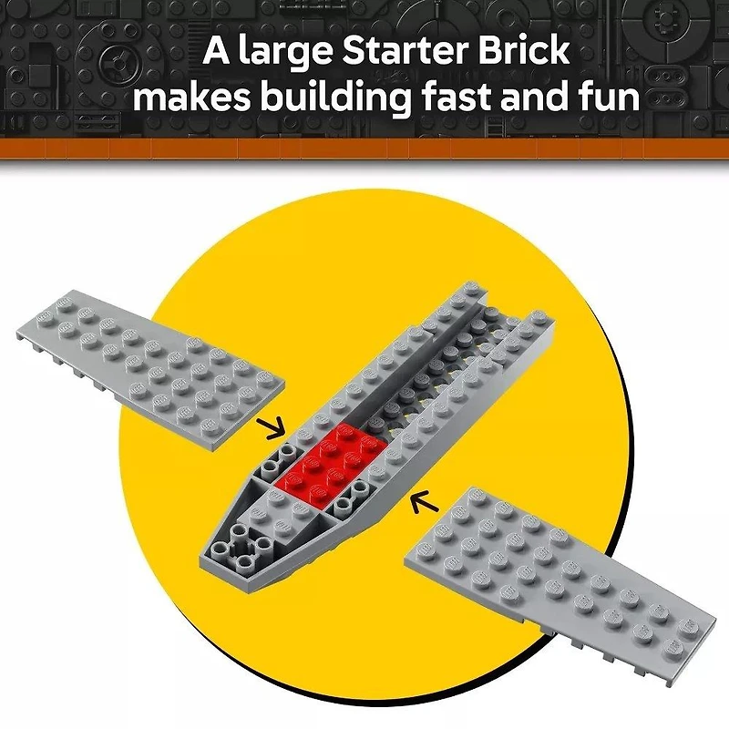 LEGO Star Wars Mando and Grogu's N-1 Starfighter Building Toy 75410