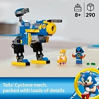 LEGO Sonic the Hedgehog Cyclone vs. Metal Sonic Building Toy Mech Suit 77002