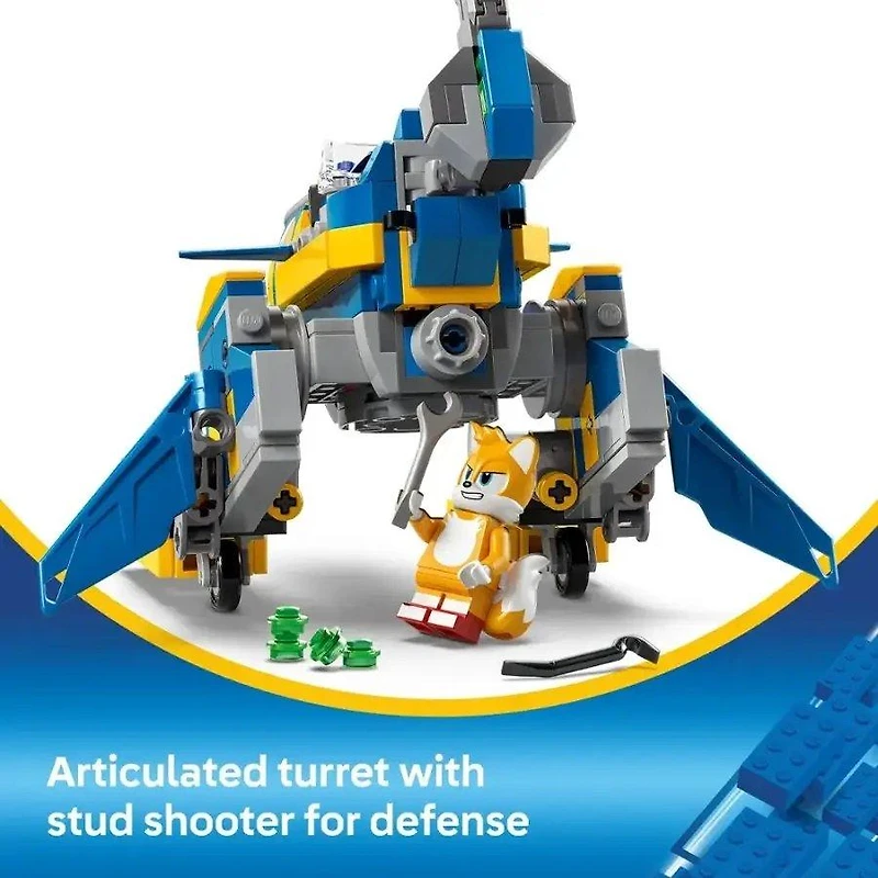 LEGO Sonic the Hedgehog Cyclone vs. Metal Sonic Building Toy Mech Suit 77002