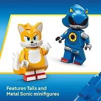 LEGO Sonic the Hedgehog Cyclone vs. Metal Sonic Building Toy Mech Suit 77002
