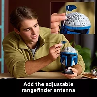 LEGO Star Wars Jango Fett Helmet Model Building Kit 75408