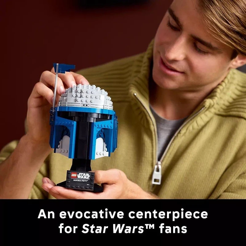 LEGO Star Wars Jango Fett Helmet Model Building Kit 75408