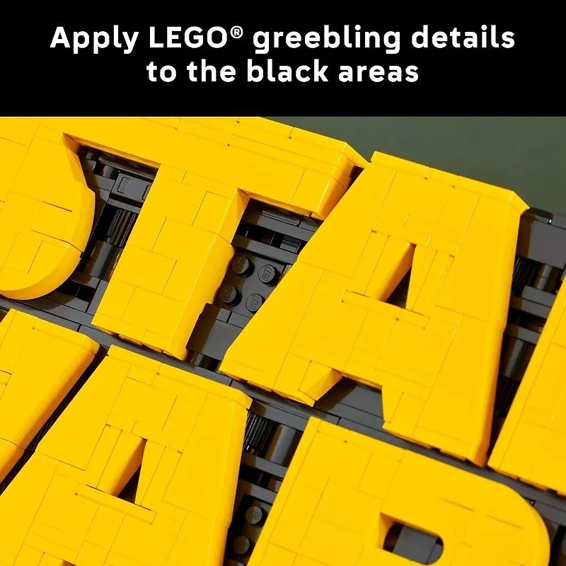 LEGO Star Wars Brick-Built Star Wars Logo Building Kit 75407