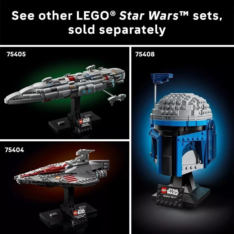 LEGO Star Wars Brick-Built Star Wars Logo Building Kit 75407