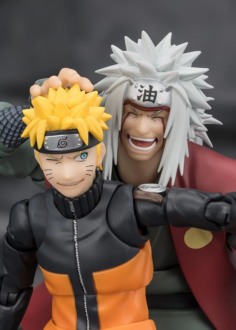 Tamashii Nations S.H.Figuarts Naruto Jiraiya Hidden Leaf Heroic Master Sage- (Sage Mode Set)